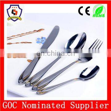 Beautiful Cutlery Set spoon fork knife for cafe, steak house, grogshop