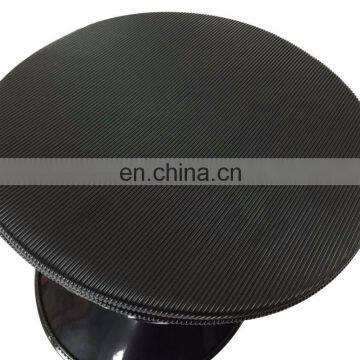 black pvc military army service dress cap