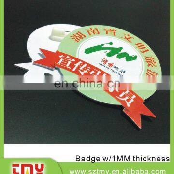 TMY Factory Direct Sale Best Plastic Pin Badge With Newest Design photo-2