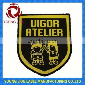 customized weaving label patch woven badges