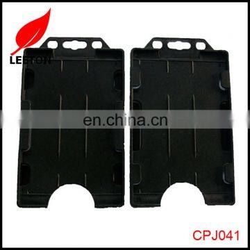 Factory Supply Two Sided Vertical Rigid ID Badge Holder