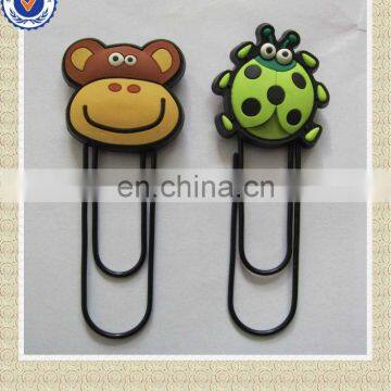 custom logo flat metal paper clip wholesale