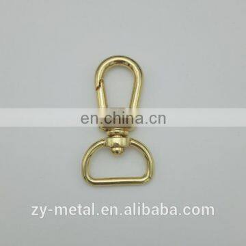 Hot sell golden sew snap fasteners dog snap hook, bag metal hook