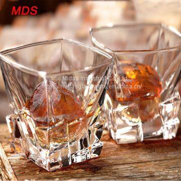 Classical Square Iceberg Beautiful Whisky Glass Set Cup for Bar and Hotel photo-2