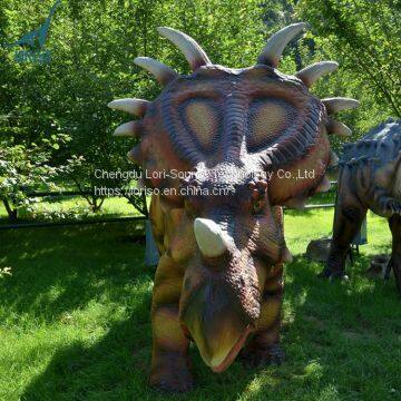 LORISO2002 Triceratops Animatronic Dinosaur With Customized Voice For Amusement Park