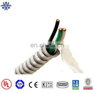 UL Certificated PVC Insulation PVC Inner Sheath Aluminum Alloy Chain Armoring MC Cable photo-5