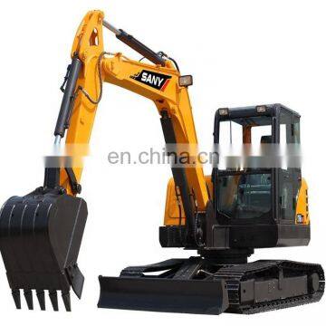 China Best price SANY brand new SY55  mini hydraulic excavator Price parts