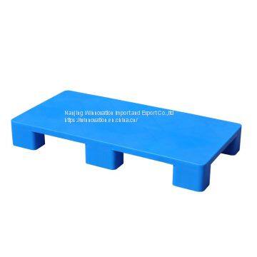 Flat six skids warehouse plastic pallet