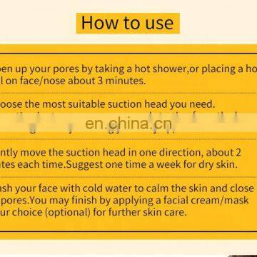 2020 Cheapest Skin Care Electric Nose Pore Vacuum Blackhead Remover Tool Kit photo-7