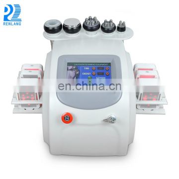 40khz ultrasonic cavitation rf vacuum lipo laser slimming beauty machine for body/facial/eye