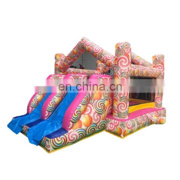 Candy Kids Zone Bounce House Combo Kids Jumping Bouncy Castle Bouncer With Slide