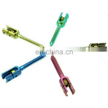Hot Sale Orthopedic Implants Spine Titanium Monoaxial Reduction Spinal Pedicle Screws photo-4