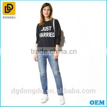 2016 cotton hoodie for women sports hoodies with high quality made in China