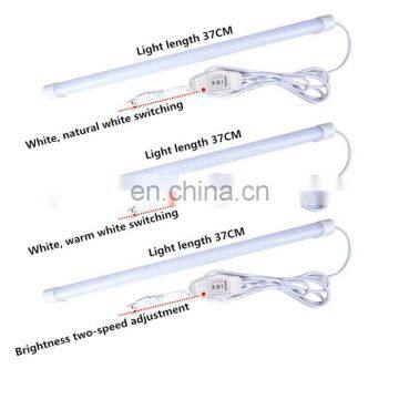 5V Usb Led Tube Light Eye Protection Desk Lamp Table Lamp With Usb Switchable Light Color 6W photo-3