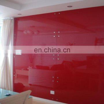 red glass sheets