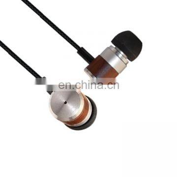 Hot Selling Cheap 3.5mm Jack Wired In-ear Wooden Wired Earphone Manufactures photo-3