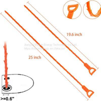 Vastar 19.6/25 Inch Drain Snake Hair Drain Clog Remover Cleaning Tool photo-2