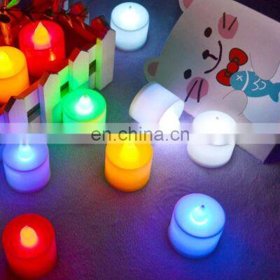 2020 Amazon Best Seller Wedding Decorative Colorful Small Led Candles for Wedding Proposal photo-4