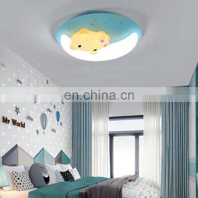 High Quality Wholesale Led Decoration Cartoon Animals Ceiling Light for Kids Bedroom photo-4