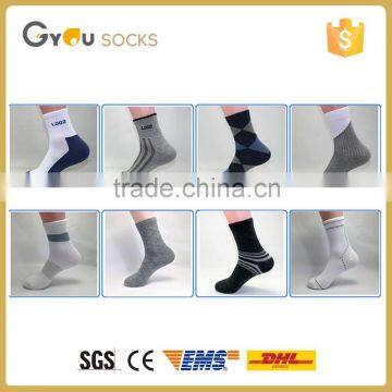 Top quality new fashion printed sports cotton man sock