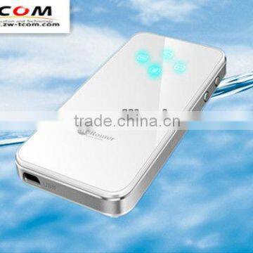 2013 Hot Sales 3G Modem Router With 1500mAh Power Bank High Speed 150Mbps Wifi Transfer Rate