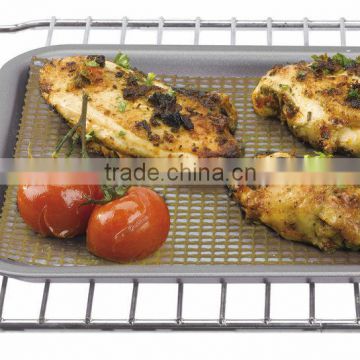 eco-friendly nonwoven PTFE coated fiberglass pizza grill oven liner hot selling in USA market as seen on tv made in China