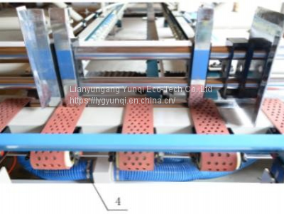 single piece carton folding gluing machine