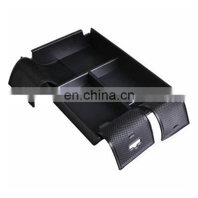 Interior Accessories Parts Silicone Armrest Rest Storage Box Center Control Console Organizer Tray For Ford F150 2011-2014 photo-4