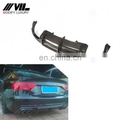 A5 Facelift Carbon Fiber Car Diffuser for Audi A5 S5 8T 12-14