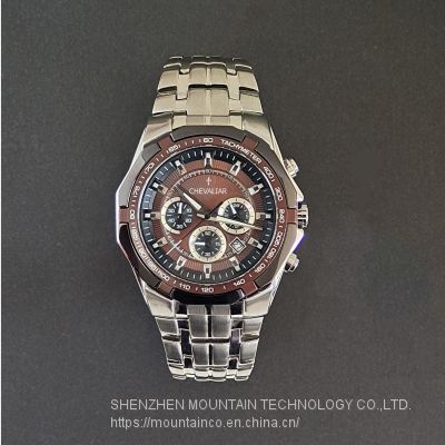 Stainless Steel Water Resistance Multi-function Watches Man Chronograph Watch