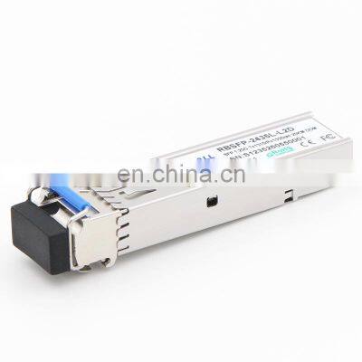 1.25G WDM BIDI SFP 10km 20km 1310/1550nm SMF simplex LC dom transceiver modules