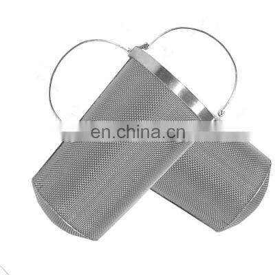 stainless steel filter strainer perforated bucket for water