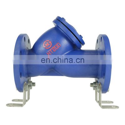 DKV Cast Iron Removal Flanged Y Type Strainer Filter for Water Cast Iron Y Strainer