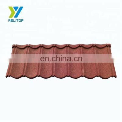 Relitop High Quality Building Metal Material Stone Coated Chip Roof Shingles Tile Price photo-2