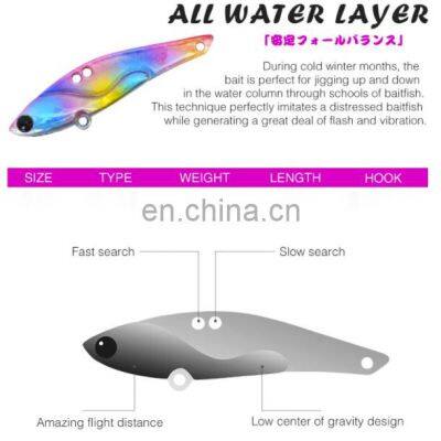 Wholesale Various Colours 58mm 11g Metal VIB Fishing Lure photo-5