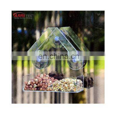 Arritec Customize clear acrylic window bird feeder