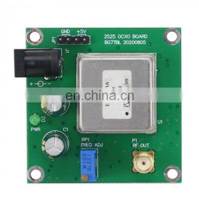 OCXO-10M-2525-N 10MHz OCXO Board OCXO Frequency Standard Board with Sine Wave Output SMA Interface