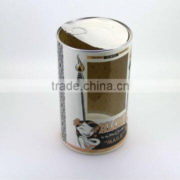 Fashion Paper Tube with PVC show window for gifts packaging