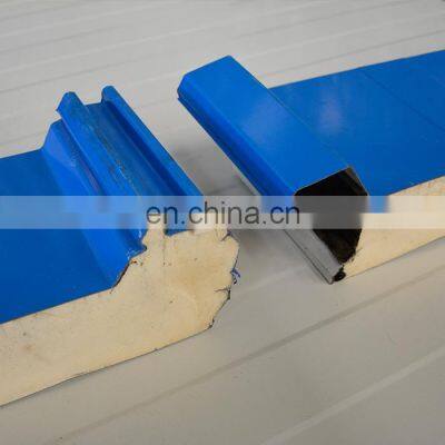 Steel Structure Prefabricated House Insulation Insulated Wall Roof Use pu Sandwich Panels photo-2