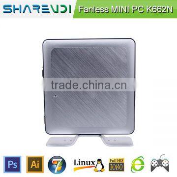 High quality metal Quad core Four threads mini pc window s without pc monitor