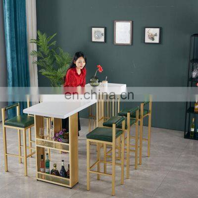 high quality Rectangular Kitchen Pub Dining Coffee bar table High Table