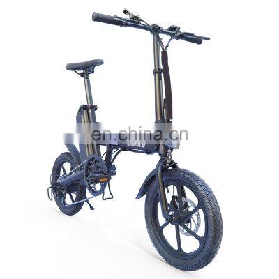 Customized Wholesale 16inch 36v 250W 32KM/H Speed 13AH Electric City Bike Folding E-Bike photo-3