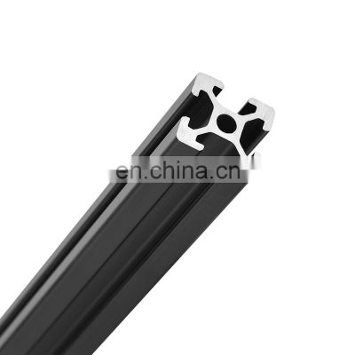 2020 T Type Slot Aluminum Extrusion Profile 20mmx20mm Anodized Black Aluminum Linear Rail Guide Frame for Machine CNC Workbench