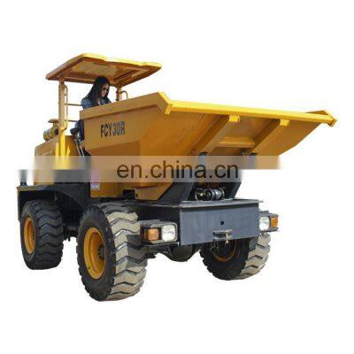Wheel Dumper 3 Ton Dumper Swivel Bucket Dump Truck Underground Mining Dumper Truck photo-3