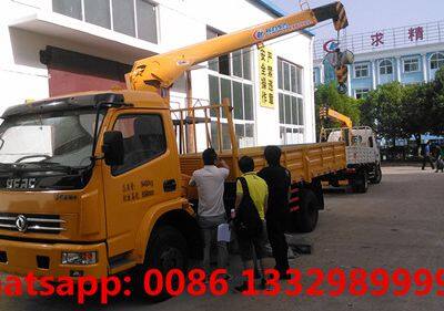 Dongfeng Duolika LHD/RHD 3.2 Tons Telescopic Crane Boom Mounted on Truck for Sale photo-5