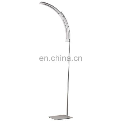 HUAYI High Quality Decoration Dining Room Floor Light Living Room Smd Led Floor Light Aluminium Home Gallery Chrome Floor Lamps