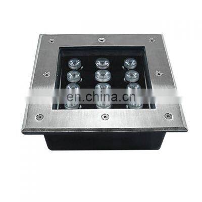 Waterproof 24W DC24V LED Garden Buried Outdoor Recessed Deck Light RGBW RGB Underground Sidewalk Light photo-2