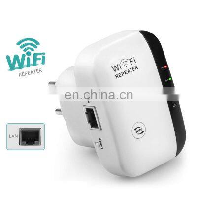 Wireless Internet Booster for Home 300Mbps Long Range WiFi Repeater WLAN Signal Amplifier, 2.4GHz Network Mini WiFi Router