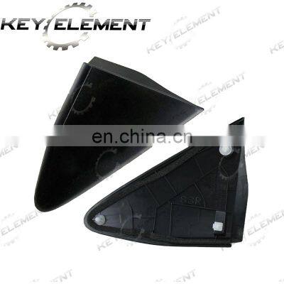 KEY ELEMENT Car Right Side Mirror Corner Cover Triangle Trim 60117-52070 for Toyota Yaris 2012-2014 Mirror Triangular Cover