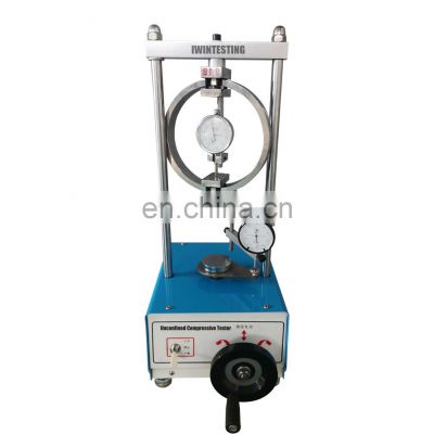 Astm unconfined compressive strength of soil tester/machine